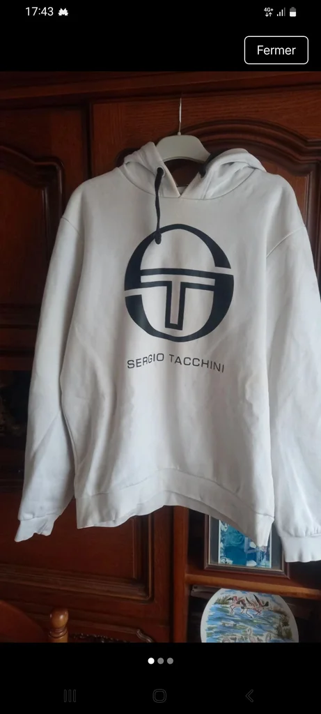 Sweat-shirt à capuche Sergio Tacchini 